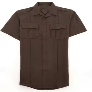 Chemise courte de sécurité avec poche et bandes réfléchissantes pour homme - Product Image 3