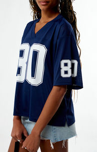 Sublimación personalizada Venta caliente al por mayor impreso béisbol Jersey malla moda en blanco mujeres béisbol Jersey - Product Image 4