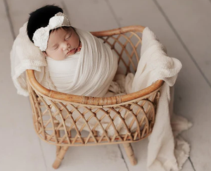 Cama de ratán para bebé, cuna, cama de bebé suave, diseño de cuna de peluche, casa de muñecas de madera para niños, juguetes al mejor precio, nuevo embalaje estándar Unisex de Bambú - Product Image 2