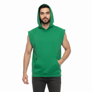 เสื้อกล้ามฮู้ดดี้ผู้ชาย แขนกุด สำหรับออกกำลังกาย วิ่ง เทรนนิ่ง ใส่ลำลอง และสไตล์สตรีทแวร์ - Product Image 1