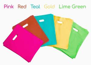 Bolsas de plástico troqueladas personalizadas al por mayor con logotipo y Asa de boutique para uso en supermercados gracias bolsas impresas - Product Image 2