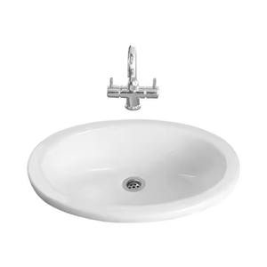 Lavabo rond en céramique blanche pour la salle de bain, la maison, la cuisine et le salon-Lavabo Sink Hand Wavabin Factory in India - Product Image 4