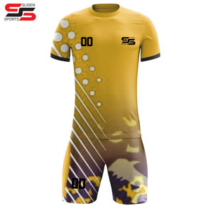 Tenues de football de haute qualité, ensemble complet, maillot de football personnalisé pour jeunes, maillot de football à séchage rapide, costume de football, chemises et hauts - Product Image 4