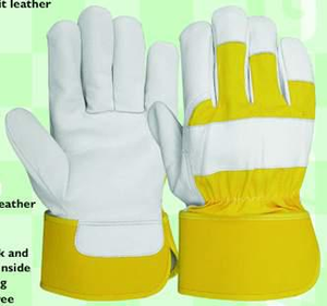 Fabrication pakistanaise, gants de sécurité en cuir imperméable en tissu Nomex FR multicolores, haute visibilité, unisexe - Product Image 5