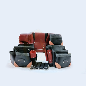 Tirantes Profesionales para Cinturón de Herramientas de Carpintero 100% Cuero Genuino con Múltiples Bolsillos y Bolsa Portátil para Uso Profesional OEM ODM - Product Image 3
