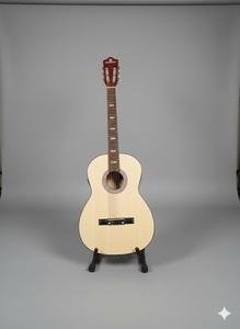 SOLOBEAT A60 HK Guitarra Acústica Clásica de Tamaño Completo de 39 Pulgadas, Tapa Sólida, Diapasón de Ébano Mate/Cepillado, Estilo Cutaway, para Principiantes - Product Image 4