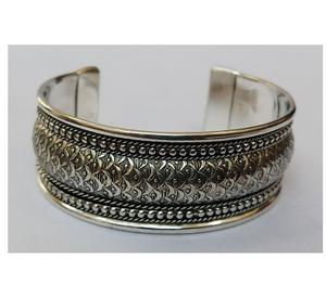 Pulsera de cobre con estilo hecha a mano para hombres y mujeres con banda de joyería de bienestar con grabado rúnico - Product Image 6