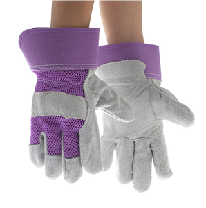 Heavy Duty Double Palm Industrial <b>Safety</b> Leather Work Gloves Rigger Construction Cut Resistance Gloves - Product Image 6
