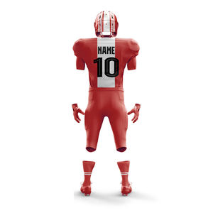 Maillot de football américain de qualité supérieure, manches courtes, meilleur design, uniforme en polyester, vente en gros - Product Image 4