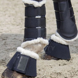 Botas de cepillado de caballos con forro suave para uso diario de equitación y salto Botas de cepillado en Moq bajo - Product Image 4