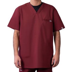 Ensemble de blouses médicales Performance, uniforme d'infirmière extensible, haut à col en V, pantalon cargo, tenue professionnelle antimicrobienne - Product Image 3