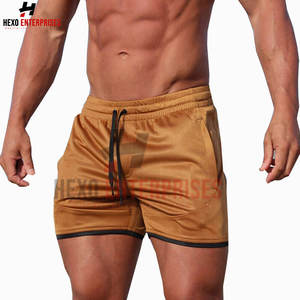 Pantalones cortos de fitness personalizados profesionales Pantalones cortos de fitness de secado rápido de malla de talla grande Pantalones cortos de fitness de alta calidad al por mayor - Product Image 3
