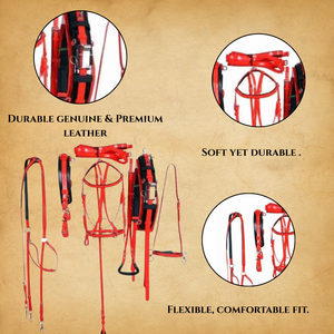 Ensemble de harnais de cheval en cuir Ultimate pour une course et une équitation sûres Produit intelligent - Product Image 4