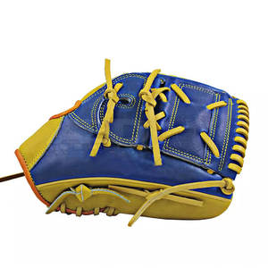 Qualité fine professionnelle votre propre conception gants de baseball meilleur prix bas quantité minimale de commande usine directe gants de baseball - Product Image 4