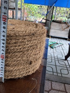 Cuerda de fibra de coco rizada de alta calidad, respetuosa con el medio ambiente, fuerte, sostenible, de grado marino para uso industrial - Product Image 5