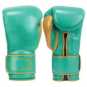 Gants de boxe MMA en cuir durables personnalisés RTS 2026, gants d'entraînement de boxe, doigts complets, fermeture à boucle et à crochets pour adultes, CP-BG-42 - Product Image 1