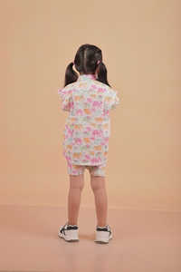 ชุดเสื้อผ้าสองชิ้นสำหรับเด็กผู้หญิงสำหรับเด็ก1ถึง12ปีสไตล์ฤดูร้อน - Product Image 2