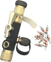 Outil de retrait de valve R22 pour systèmes CVC avec double système de valve et jauge optique pour un service précis du réfrigérant – Extracteur de valve