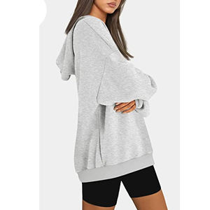 Women's Oversized <b>Fleece</b> Hooded <b>Sweatshirts</b> Casual Long Sleeve Pullover Loose & Lightweight Fall Winter Clothes - Product Image 3