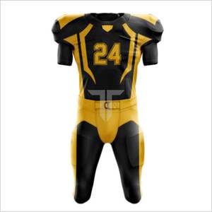 Uniforme de Fútbol Americano Personalizado 2024 con Logotipo, 100% Poliéster, Transpirable, Antibacterial, de Secado Rápido, Tallas Grandes, Camisetas de Fútbol Impresas - Product Image 2