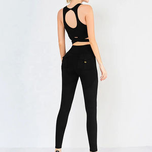 เลกกิ้งผ้าฝ้าย100% สำหรับผู้หญิงเสื้อผ้าถักสำหรับใส่เล่นโยคะ - Product Image 5