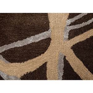 Acar Hand Tufted <b>Wool</b> & Viscose Rug Beige & <b>Brown</b> Abstract Pattern for Home Use-Tra-14763 - Product Image 3