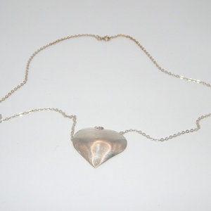 โซ่เงินนิกเกิล800และ925จี้หัวใจสเตอร์ลิงสร้อยคอจี้ดีประเภทสินค้า - Product Image 2