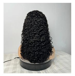Perruques brésiliennes de cheveux humains vierges bouclés courts sans colle très raisonnables pour dentelle Deep Wave Jerry Curl dentelle marron clair - Product Image 1