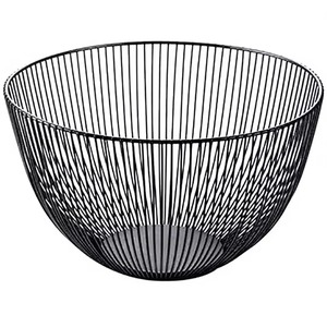 Precio al por mayor, cesta de hierro forjado para frutas y verduras, cesta de almacenamiento de Metal de cocina Vintage de alambre rectangular moderna - Product Image 4