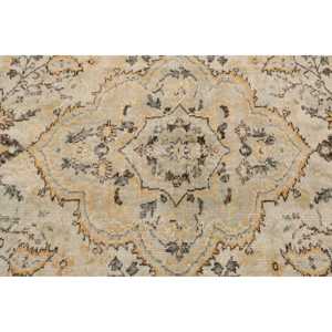 Turkish Vintage Rug 5.4x8.8 ft (165x268 cm), <b>Yellow</b> <b>Wool</b> Rug - Product Image 5