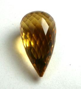 พลอยซิทรีนธรรมชาติ briolette ตัดอัญมณีที่มีคุณภาพสูงทำหินเกิดใหม่สีเหลืองซิทรีนกึ่งมีค่ากึ่งมีค่า - Product Image 2