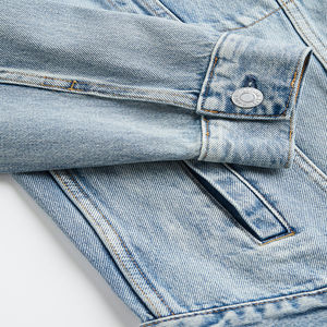 Veste en jean pour hommes de meilleur fournisseur, couleurs et tailles personnalisées de haute qualité, logo à l'avant, service d'hiver OEM - Product Image 6