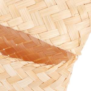 Mini sac cadeau en bambou fait main emballage naturel écologique idéal pour les mariages, les anniversaires, les vacances et les cadeaux d'entreprise - Product Image 3