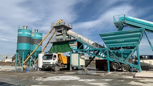 Mobile 100 100 M3/h Mobile Concrete Plant for Construction Sites. - Product Image 4