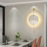 Horloge murale en métal géométrique créative au design unique Montre suspendue artistique moderne Maison et entreprise à des prix abordables