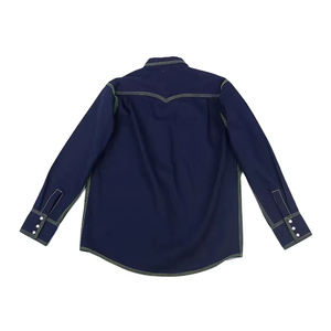 Uniforme de sécurité en coton mélangé FR haute visibilité certifié CE pour l'industrie pétrolière et gazière, vêtements de travail professionnels de classe 2 - Product Image 5