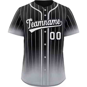 Camiseta de Béisbol de Manga Corta con Cuello Redondo para Hombre, Personalizada con Impresión, Talla Grande, Ropa Deportiva, Impresión por Sublimación, Hecha en Pakistán, Nueva - Product Image 4