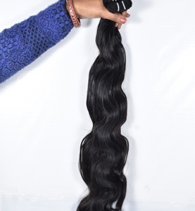 Grado cutícula alineada alto indio 100% Color Natural onda profunda libre sin procesar procesamiento químico Sin extensiones de cabello humano - Product Image 2