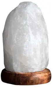 Himalayan White <b>Salt</b> Natural Shape Mini USB <b>Lamps</b>, White Himalayan <b>Salt</b> <b>Crystal</b> <b>Lamp</b> with USB, Himalayan Natural <b>Salt</b> White USB - Product Image 3