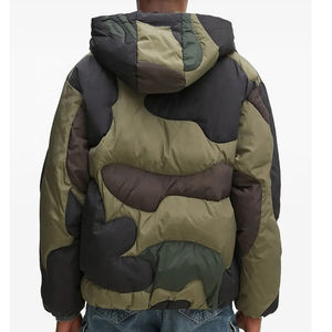 Veste d'hiver unisexe personnalisée de créateur, veste matelassée camouflage pour homme, vêtements d'hiver, veste à bulles - Product Image 3