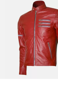 Chaquetas de cuero de piel de oveja de moda de alta calidad para hombres Chaqueta de alta calidad para hombres - Product Image 4