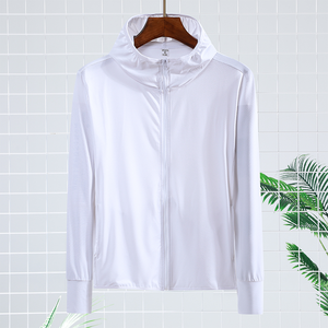 Venta caliente Ropa de protección solar UV UPF 50 + Sudadera con capucha Zip up Windbreaker Running Pesca Ciclismo Chaqueta Sudaderas con capucha - Product Image 3