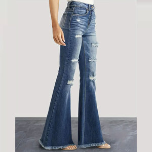 Nouveau style de pantalons évasés pour femmes de taille personnalisée haute fabrication pantalons évasés pour femmes de bonne qualité les plus vendus - Product Image 5