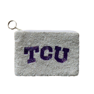 Monedero con cuentas elegante de Gameday con cierre de cremallera Accesorios funcionales para uso diario - Product Image 1