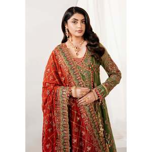 <b>Women's</b> Embroidered Chiffon <b>Suit</b> Set SF-4037 - Product Image 4