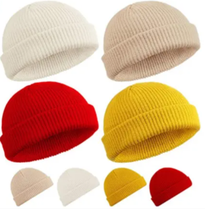 Colección de invierno Calidad Premium Etiqueta de marca personalizada Lana Merino Tejido Invierno Nieve Tobogán Gorros de lana gorro - Product Image 6