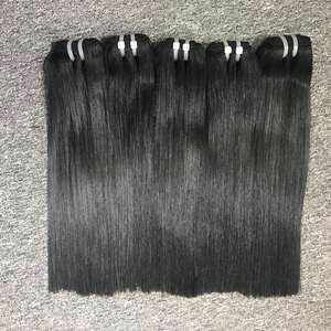 Hueso de alta calidad recto vietnamita Super doble dibujado para extensiones de cabello humano virgen crudo sin procesar Color más oscuro - Product Image 2