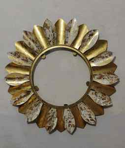 Miroir mural à cadre fait main grand miroir de ferme rustique décor vertical ou horizontal suspendu pour salle de bain vanité salon - Product Image 2