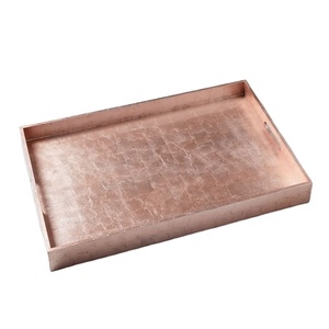 Grand plateau rectangulaire fabriqué en Inde Vente en gros Quantité en vrac Haute qualité Vintage Unique Moderne 2025 Acheteurs commerciaux Utilisation à domicile - Product Image 1