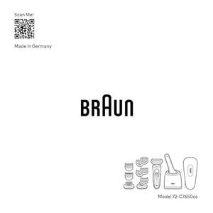 Afeitadora Eléctrica para Hombre, Húmeda/Seca e Impermeable, Mini Recortadora de Barba IPX7, Depiladora Corporal con Sistema de Limpieza y Carga - Product Image 5